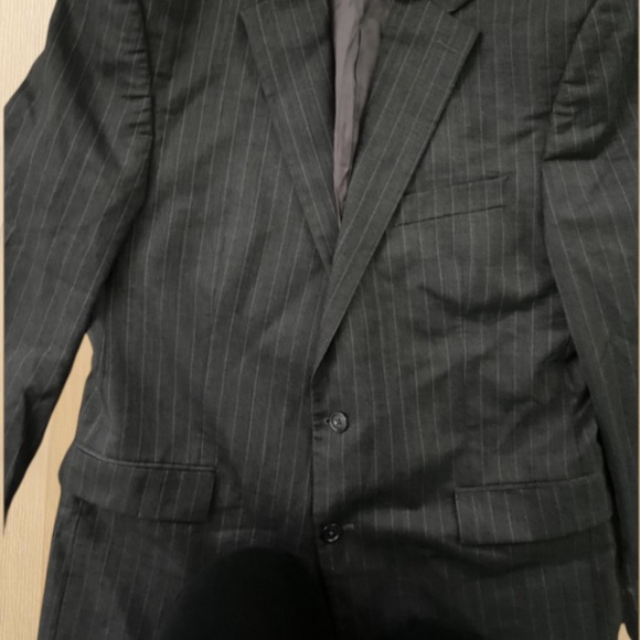 Ralph Lauren Pinstripe Wool Blazer Jacket 43L - Picture 12 of 15